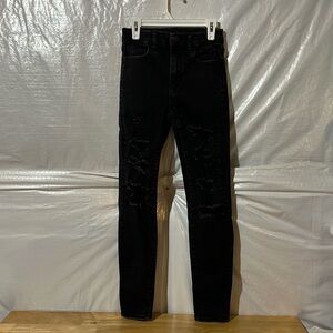 AMERICAN EAGLE next level stretch black jeans
